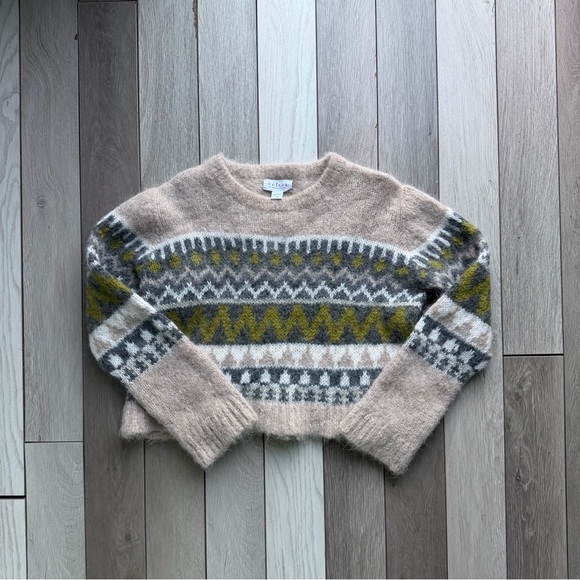 Velvet by Graham & Spencer Sweaters - Velvet by Graham & Spencer Alpaca Blend Sweater Fair Isle Size M Cozy